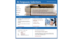 Desktop Screenshot of mfergusonsolicitors.com