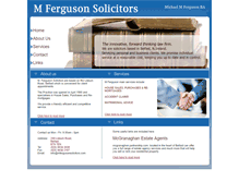 Tablet Screenshot of mfergusonsolicitors.com
